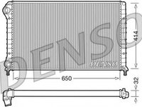 Radiator, racire motor FIAT DOBLO (119), FIAT DOBLO Cargo (223) - DENSO DRM09062