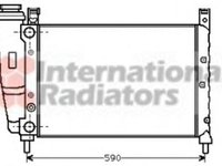 Radiator, racire motor FIAT FIORINO caroserie (146), FIAT FIORINO (147), FIAT UNO (146A/E) - VAN WEZEL 17002122