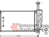 Radiator, racire motor FIAT PANDA (169), FIAT PANDA Van (169) - VAN WEZEL 17002335