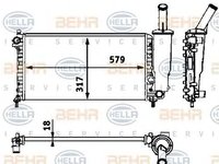 Radiator racire motor FIAT PUNTO 1,2/1,216V 99- - Cod intern: W20090812 - LIVRARE DIN STOC in 24 ore!!!