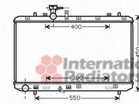 Radiator, racire motor FIAT SEDICI, SUZUKI SX4 (EY, GY), SUZUKI SX4 limuzina (GY) - VAN WEZEL 52002084