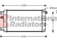 Radiator, racire motor FIAT SEICENTO (187), FIAT SEICENTO Van (187) - VAN WEZEL 17002239