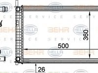 Radiator racire motor FORD FIESTA/MAZDA 1,4TDCI 01- +/-AC - Cod intern: W20090867 - LIVRARE DIN STOC in 24 ore!!!