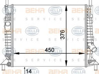 Radiator racire motor FORD FOCUS II Station Wagon (DA_) - OEM - NRF: NRF53028|53028 - Cod intern: W02081209 - LIVRARE DIN STOC in 24 ore!!!