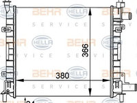 Radiator racire motor FORD KA 96- -AC - Cod intern: W20090629 - LIVRARE DIN STOC in 24 ore!!!