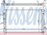 Radiator, racire motor FORD MONDEO Mk III (B5Y) (2000 - 2007) NISSENS 62025A