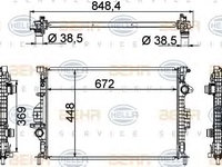 Radiator racire motor FORD S-MAX (WA6) - Cod intern: W20006640 - LIVRARE DIN STOC in 24 ore!!!