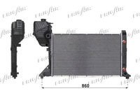 Radiator, racire motor FRIGAIR 0206.2086