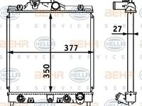 Radiator racire motor HONDA Civic VI Aerodeck (MB, MC) (An fabricatie 04.1998 - 02.2001, 75 - 125 CP, Benzina) - OEM - NRF: NRF536355|536355 - LIVRARE DIN STOC in 24 ore!!!