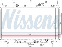 Radiator, racire motor HONDA CR-V 2001-2007 NISSENS 68103