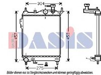 Radiator, racire motor HYUNDAI CLICK (TB) - AKS DASIS 510026N