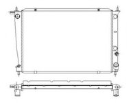 Radiator, racire motor HYUNDAI H-1 Starex (H200) caroserie (1997 - 2007) NRF 53371 piesa NOUA