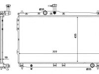 Radiator, racire motor HYUNDAI H-1 Starex (H300) caroserie (TQ) (2008 - 2016) NRF 58420 piesa NOUA