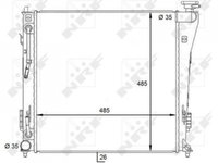 Radiator, racire motor Hyundai i40 CW (VF) 2011-2016 #3 253103Z100