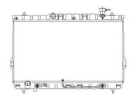 Radiator racire motor HYUNDAI SANTA FE I - OEM: 53646 - W02309856 - LIVRARE DIN STOC in 24 ore!!!