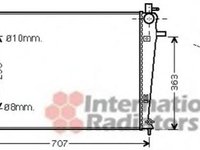 Radiator, racire motor HYUNDAI TUCSON (JM), KIA SPORTAGE (JE_, KM_) - VAN WEZEL 82002203