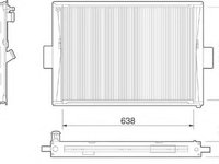 Radiator, racire motor IVECO DAILY II platou / sasiu, IVECO DAILY II caroserie inchisa/combi - MAGNETI MARELLI 350213266000