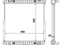 Radiator, racire motor IVECO EuroCargo (1991 - 2011) NRF 58377