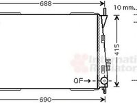 Radiator, racire motor JAGUAR X-TYPE limuzina (CF1), JAGUAR X-TYPE Estate - VAN WEZEL 77002037