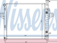 Radiator, racire motor JEEP GRAND CHEROKEE II (WJ, WG) (1998 - 2005) NISSENS 61010 piesa NOUA