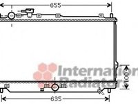 Radiator, racire motor KIA CARENS I (FC) - VAN WEZEL 83002113