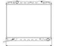 Radiator racire motor KIA SORENTO I (JC) - OEM - NRF: NRF53365|53365 - Cod intern: W02141997 - LIVRARE DIN STOC in 24 ore!!!