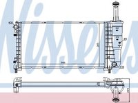Radiator, racire motor LANCIA MUSA (350) (2004 - 2012) NISSENS 61898 piesa NOUA