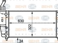 Radiator racire motor LANCIA Y (840) (An fabricatie 04.1997 - 09.2003, 86 CP, Benzina) - OEM - NRF: NRF53226|53226 - LIVRARE DIN STOC in 24 ore!!!