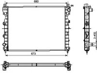 Radiator racire motor LAND ROVER FREELANDER (LN) - OEM - NRF: NRF53096|53096 - Cod intern: W02391879 - LIVRARE DIN STOC in 24 ore!!!