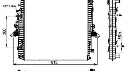 Radiator, racire motor LAND ROVER RANGE ROVER