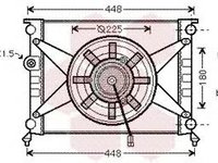 Radiator, racire motor LIGIER NOVA, LIGIER AMBRA - VAN WEZEL 98002003