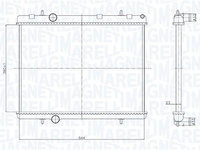 Radiator, racire motor MAGNETI MARELLI 350213167800