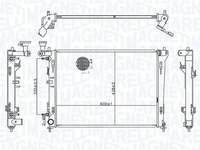 Radiator, racire motor MAGNETI MARELLI 350213176600