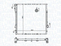 Radiator, racire motor MAGNETI MARELLI 350213177700