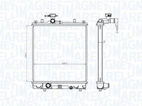 Radiator, racire motor MAGNETI MARELLI 350213186100