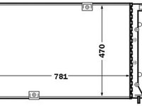 Radiator, racire motor MAHLE CR 1505 000S