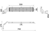 Radiator, racire motor MAHLE CR 2697 000P