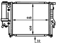 Radiator, racire motor MAHLE CR 333 000S