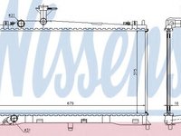 Radiator, racire motor MAZDA 6 Hatchback (GG) (2002 - 2008) NISSENS 62462A piesa NOUA