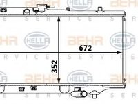 Radiator, racire motor MAZDA ETUDE IV (BG), MAZDA ETUDE IV (BG), MAZDA 323 IV (BG) - HELLA 8MK 376 708-291