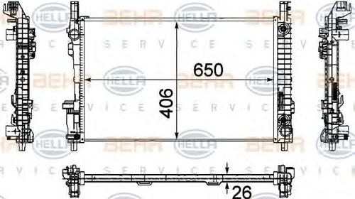 Radiator racire motor MERCEDES-BENZ A-Class (