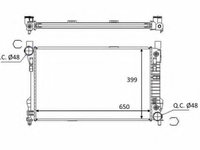 Radiator, racire motor MERCEDES-BENZ C-CLASS (W203) (2000 - 2007) NRF 58390