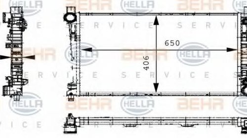 Radiator, racire motor MERCEDES-BENZ C-CLASS 