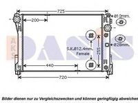 Radiator, racire motor MERCEDES-BENZ C-CLASS limuzina (W204), MERCEDES-BENZ C-CLASS T-Model (S204), MERCEDES-BENZ GLK-CLASS (X204) - AKS DASIS 120101N