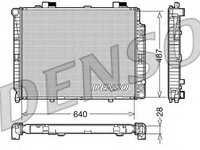 Radiator, racire motor MERCEDES-BENZ E-CLASS limuzina (W210), MERCEDES-BENZ E-CLASS Break (S210) - DENSO DRM17088