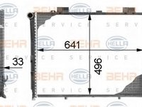 Radiator, racire motor MERCEDES-BENZ E-CLASS limuzina (W210), MERCEDES-BENZ E-CLASS Break (S210) - HELLA 8MK 376 712-751