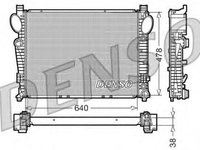 Radiator, racire motor MERCEDES-BENZ S-CLASS limuzina (W220), MERCEDES-BENZ CL-CLASS cupe (C215), MERCEDES-BENZ SL (R230) - DENSO DRM17094