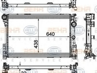 Radiator racire motor MERCEDES-BENZ SLK (R172) - Cod intern: W20090156 - LIVRARE DIN STOC in 24 ore!!!