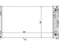 Radiator, racire motor MERCEDES-BENZ VIANO (W639) (2003 - 2020) NRF 58440