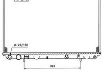 Radiator, racire motor MITSUBISHI CARISMA (DA) (1995 - 2006) NRF 509518 piesa NOUA